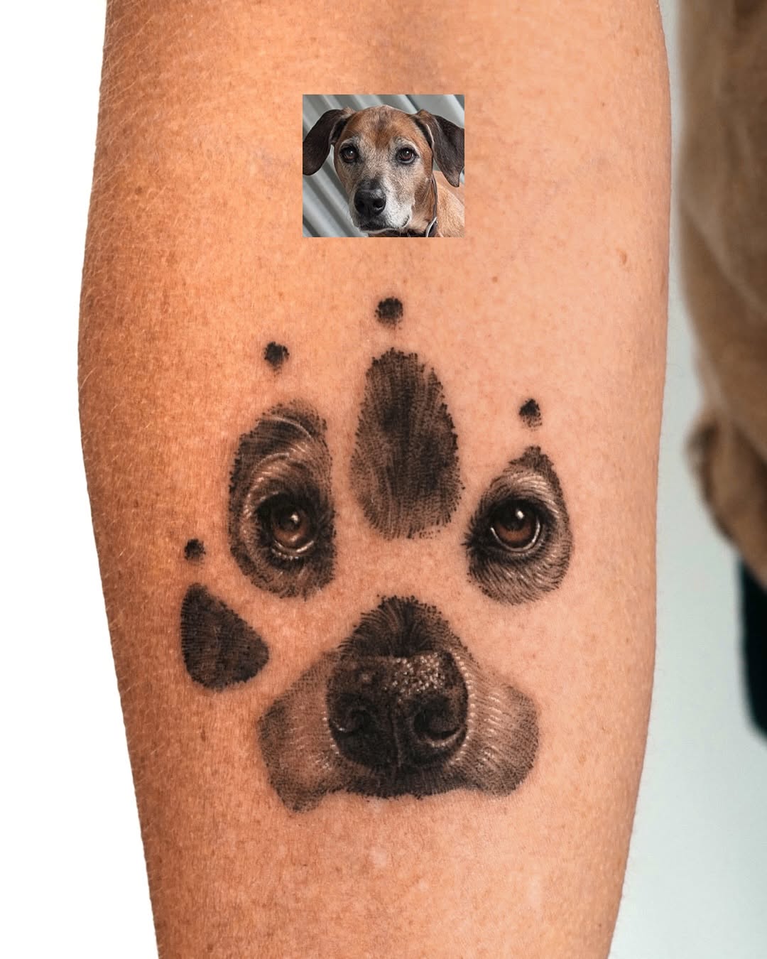 Tattoo by @tattooist_kimria — realism, black_and_grey