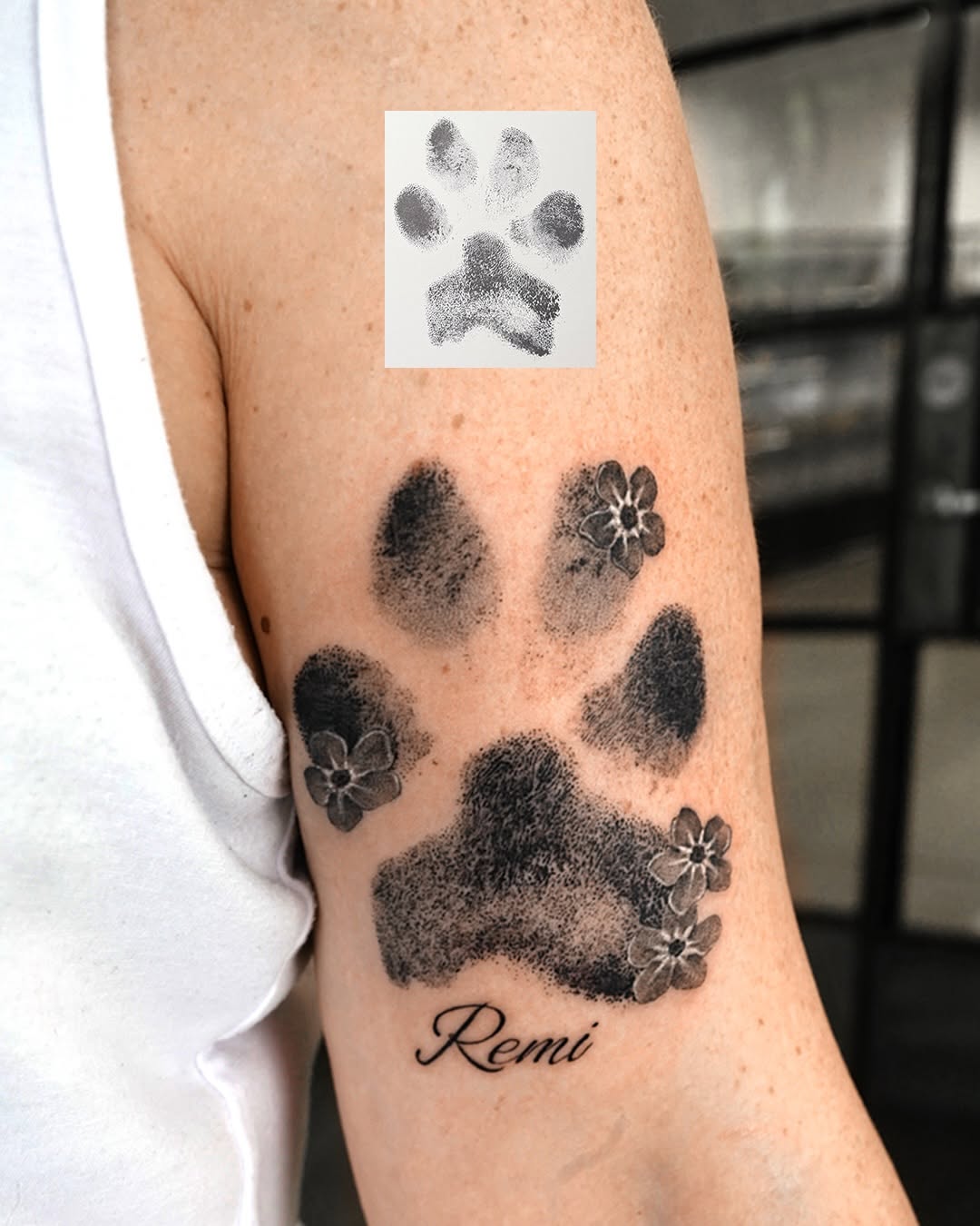 Tattoo by @tattooist_kimria — dotwork