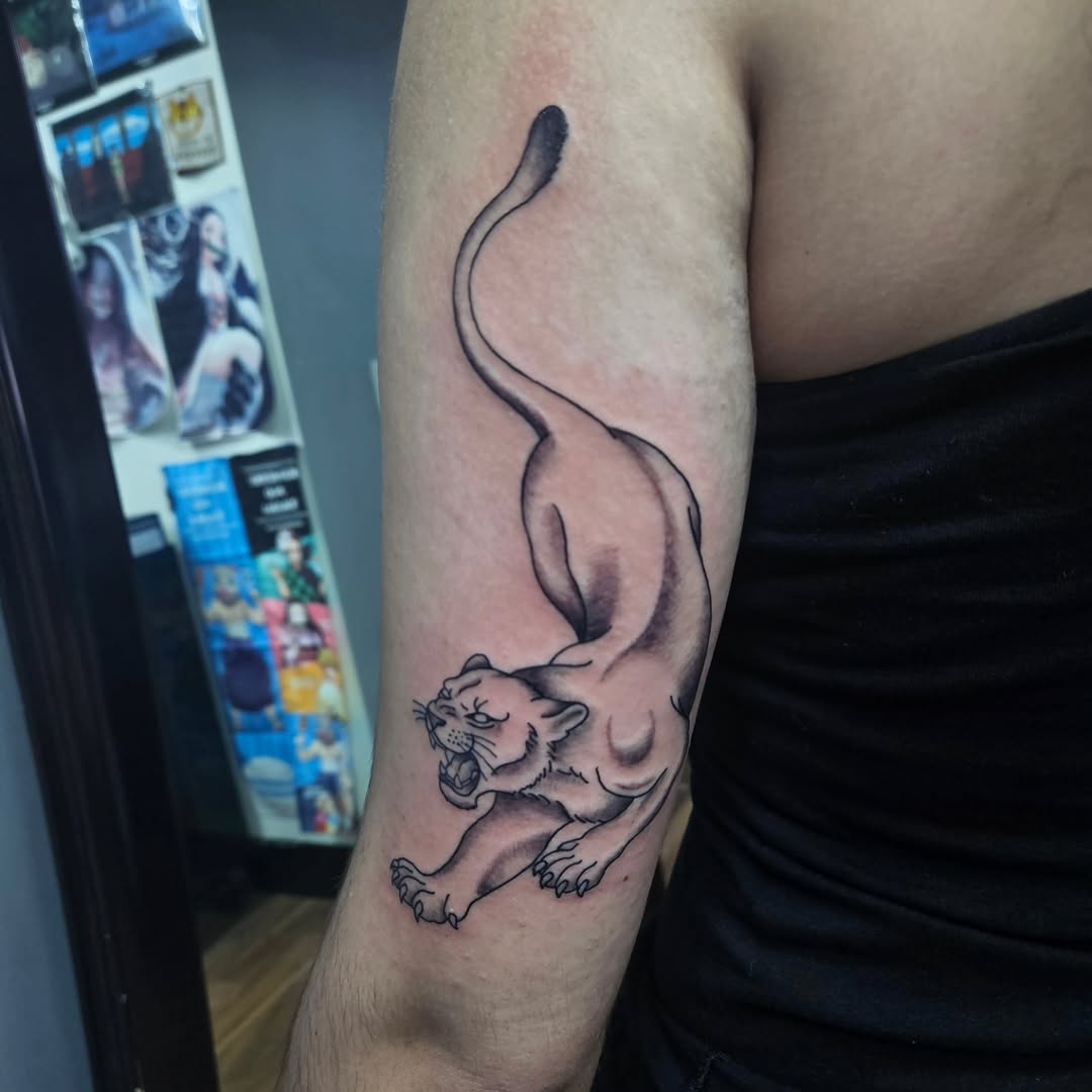 Tattoo by @hbld_danny — black_and_grey