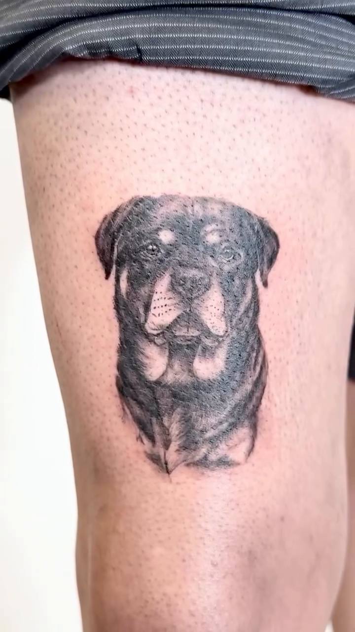 Tattoo by @rey.inkz — black_and_grey, realism