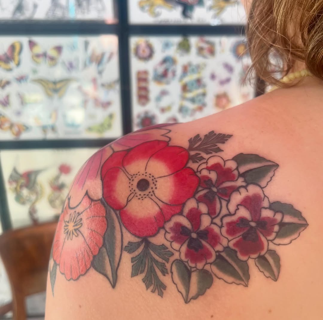 Tattoo by @the_slim_reaper_tattoo — american_traditional, illustrative
