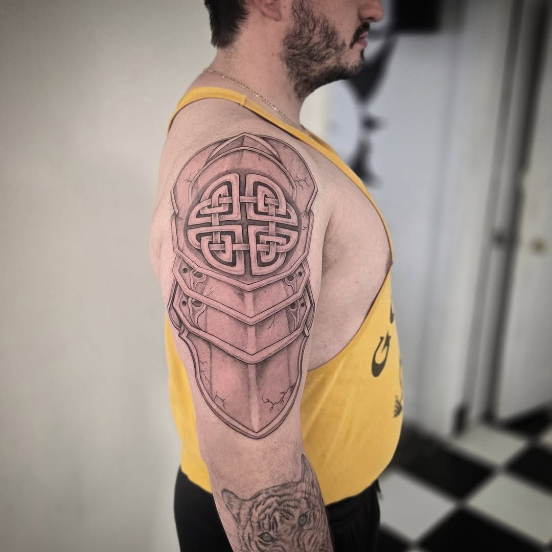 Tattoo by @berryblues β illustrative, black_and_grey