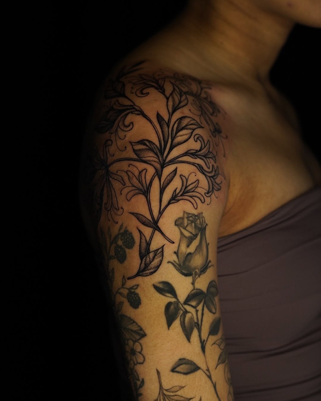 Tattoo by @ambergreytattoos — black_and_grey, realism