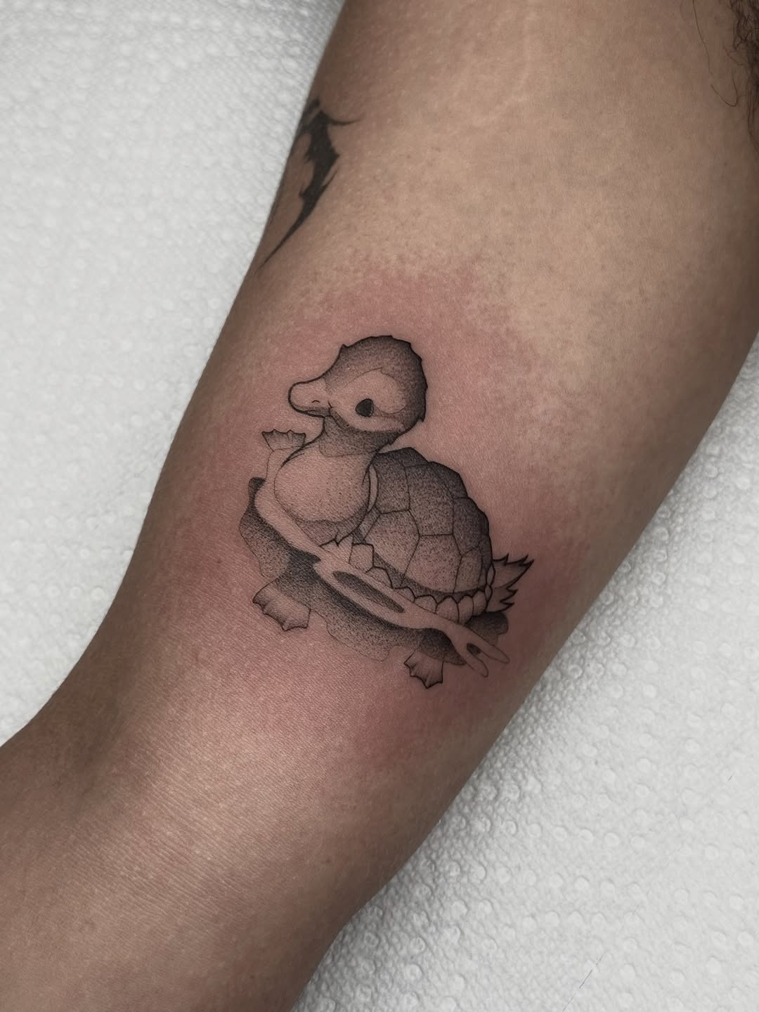 Tattoo by @carlosthebarloswarlos_ — illustrative, black_and_grey