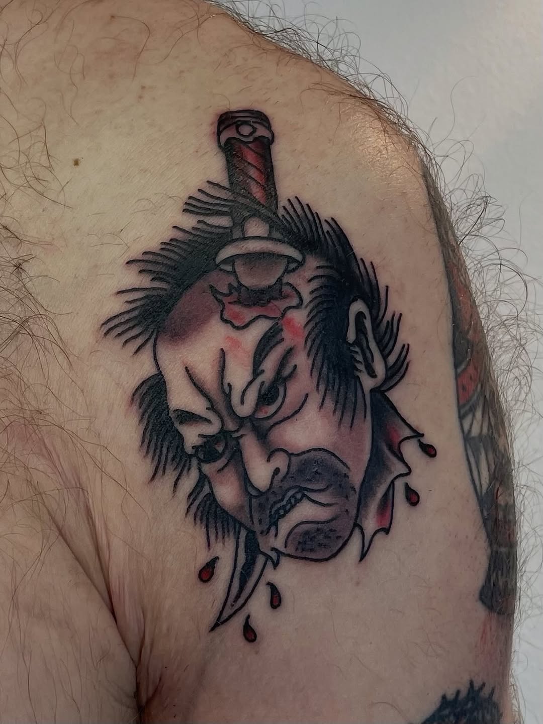 Tattoo by @robymarciano — american_traditional, black_and_grey