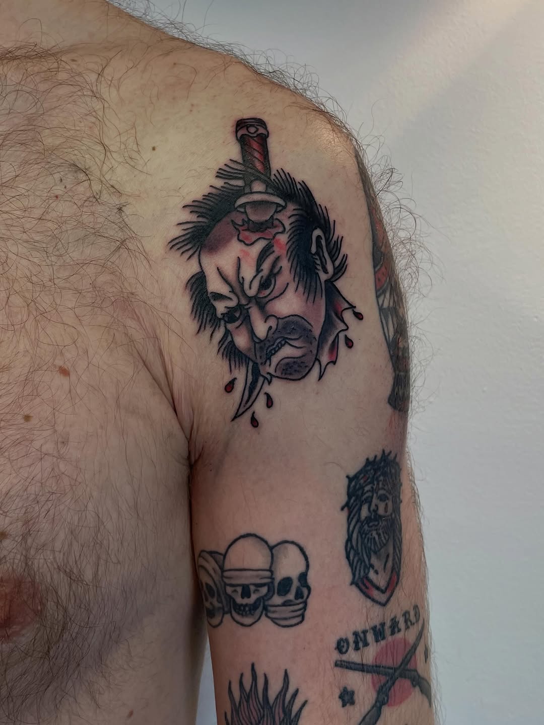 Tattoo by @robymarciano — american_traditional, dark_realism