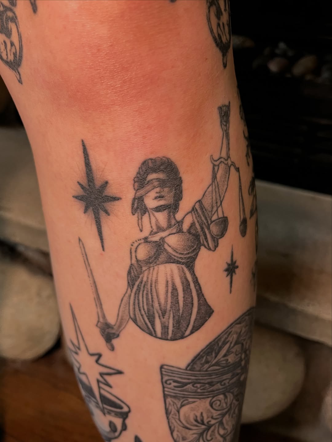 Tattoo by @syreetattoos — black_and_grey, realism