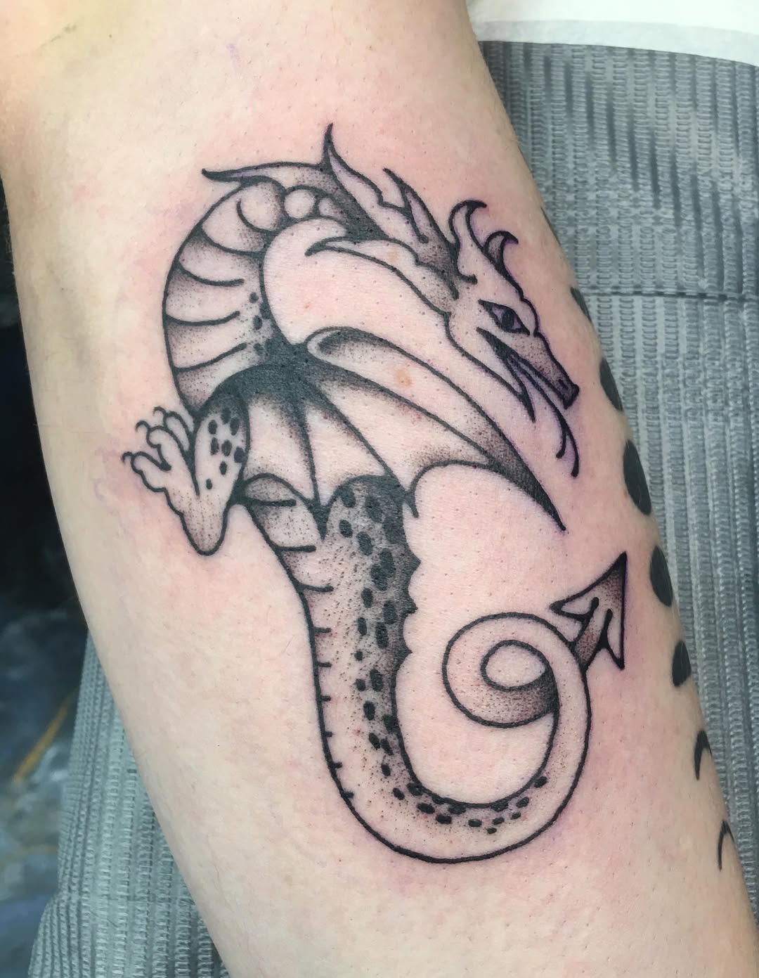 Tattoo by @abbeytat — american_traditional, illustrative