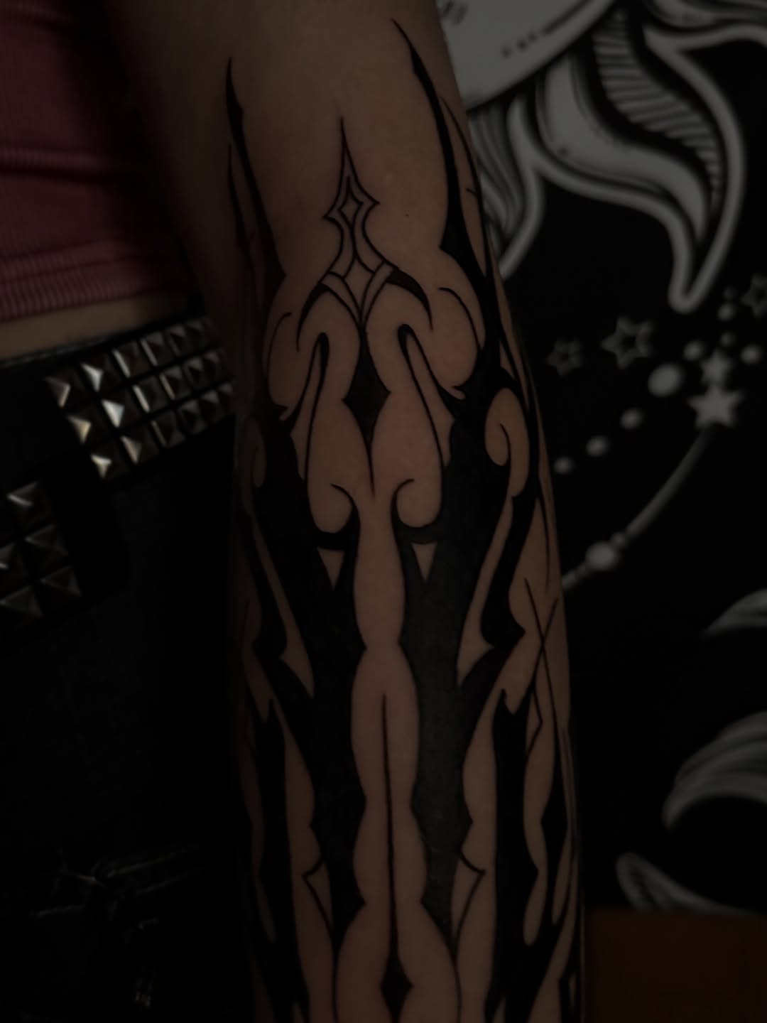 Tattoo by @messiastattooartist — blackwork