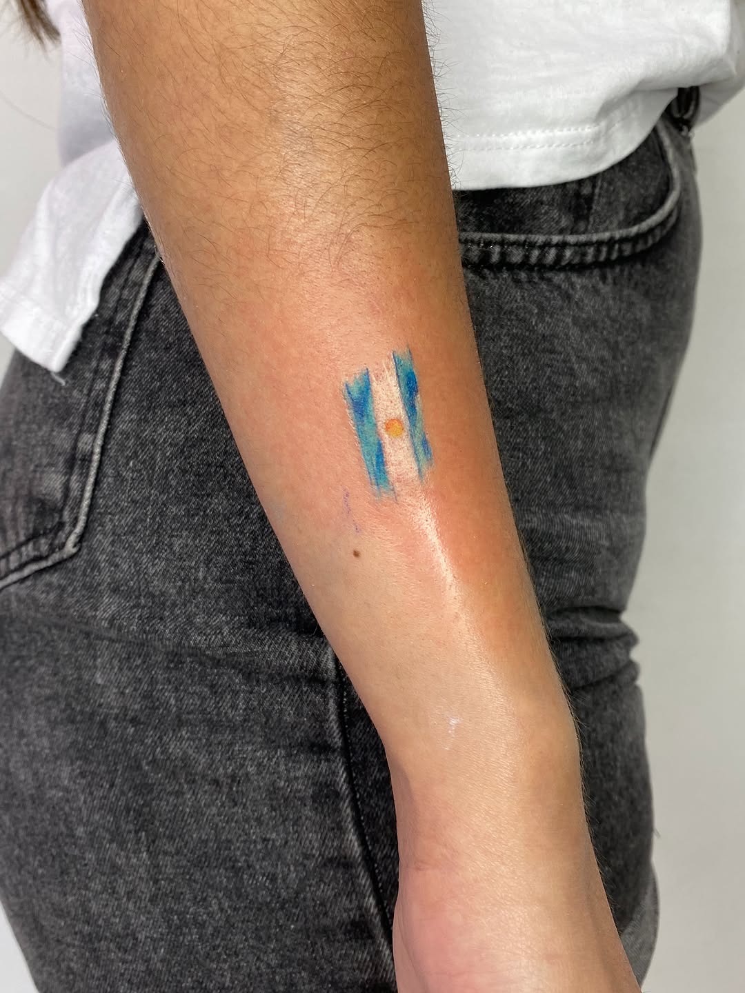 Tattoo by @eleana_tattooart — watercolor