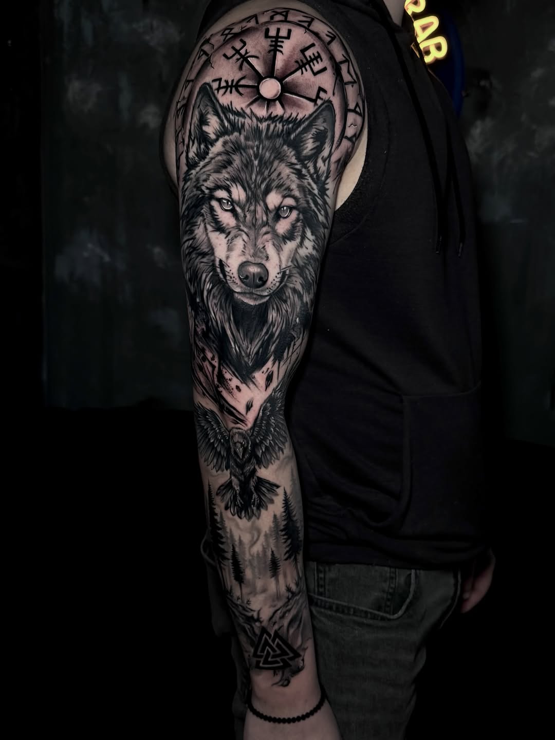 Tattoo by @key_artattoo — black_and_grey, realism