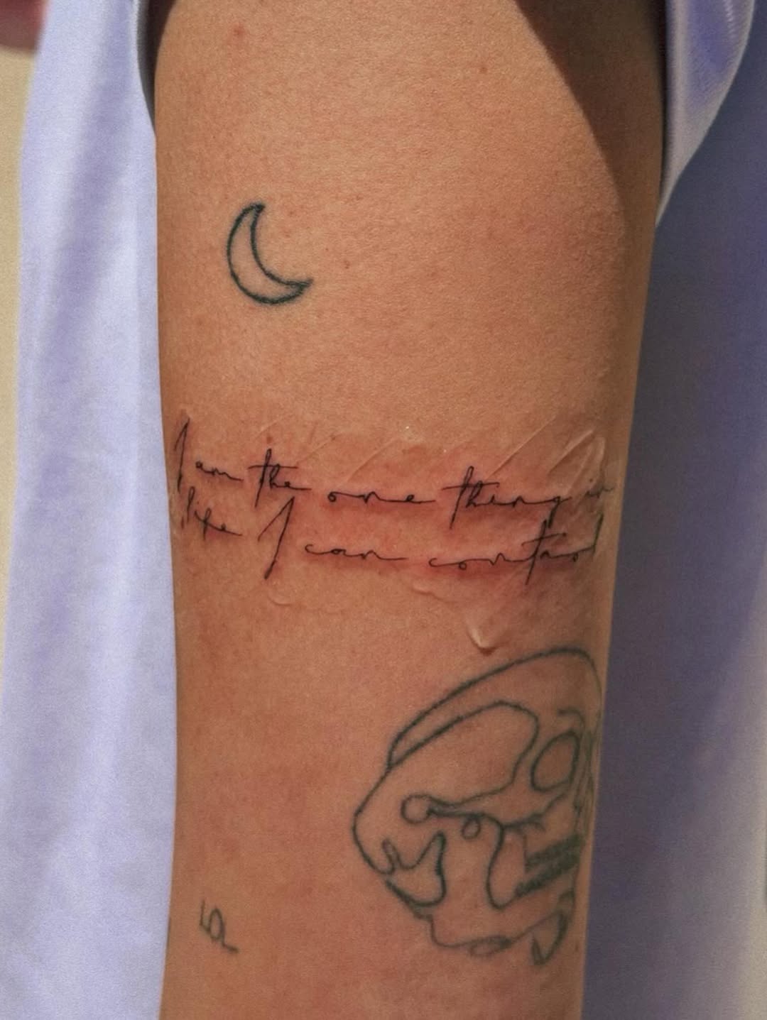 Tattoo by @styles.bykyles — lettering_script, fine_line