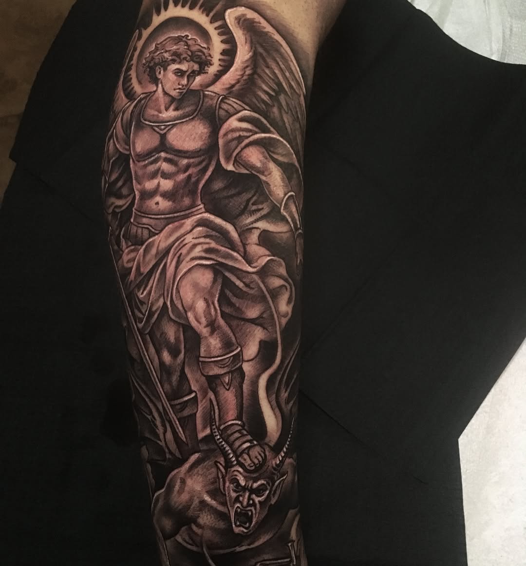 Tattoo by @josecalderonart — black_and_grey, realism