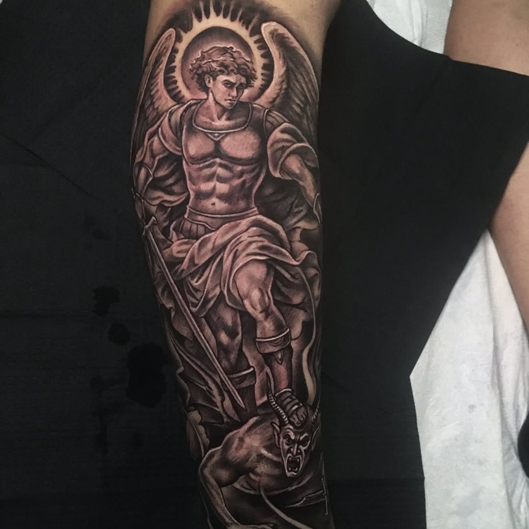 Tattoo by @josecalderonart — black_and_grey, realism