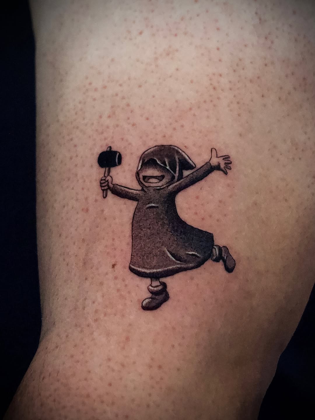 Tattoo by @kan.artistt — black_and_grey