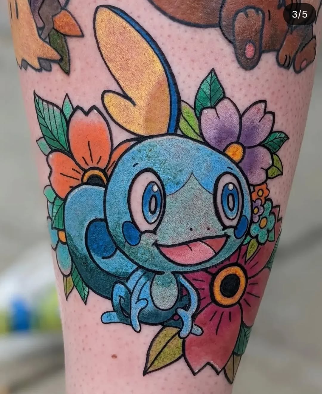 Tattoo by @alyxkopietattoos — new_school, anime