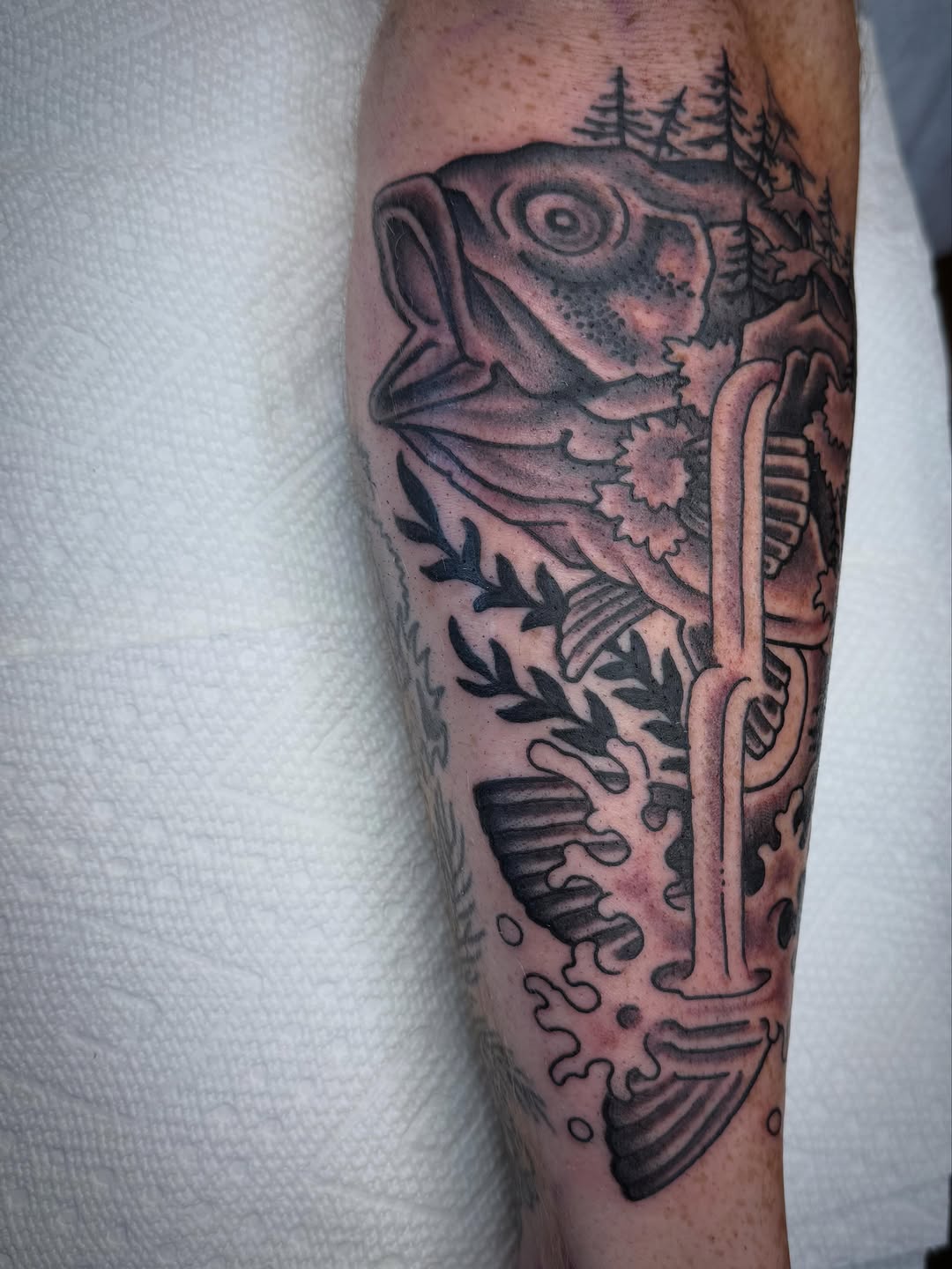 Tattoo by @glessnertattoo — black_and_grey, realism