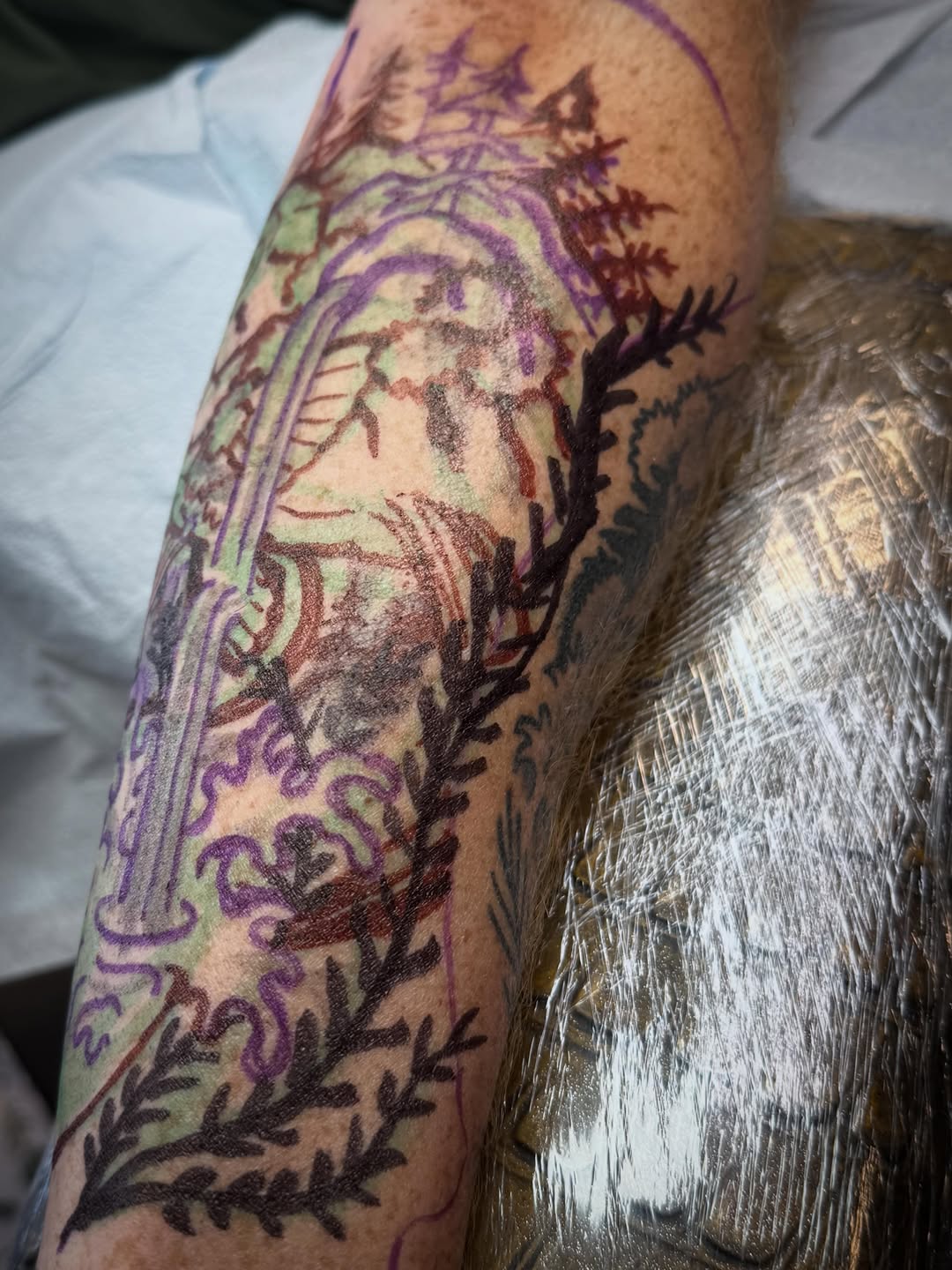 Tattoo by @glessnertattoo — illustrative, black_and_grey