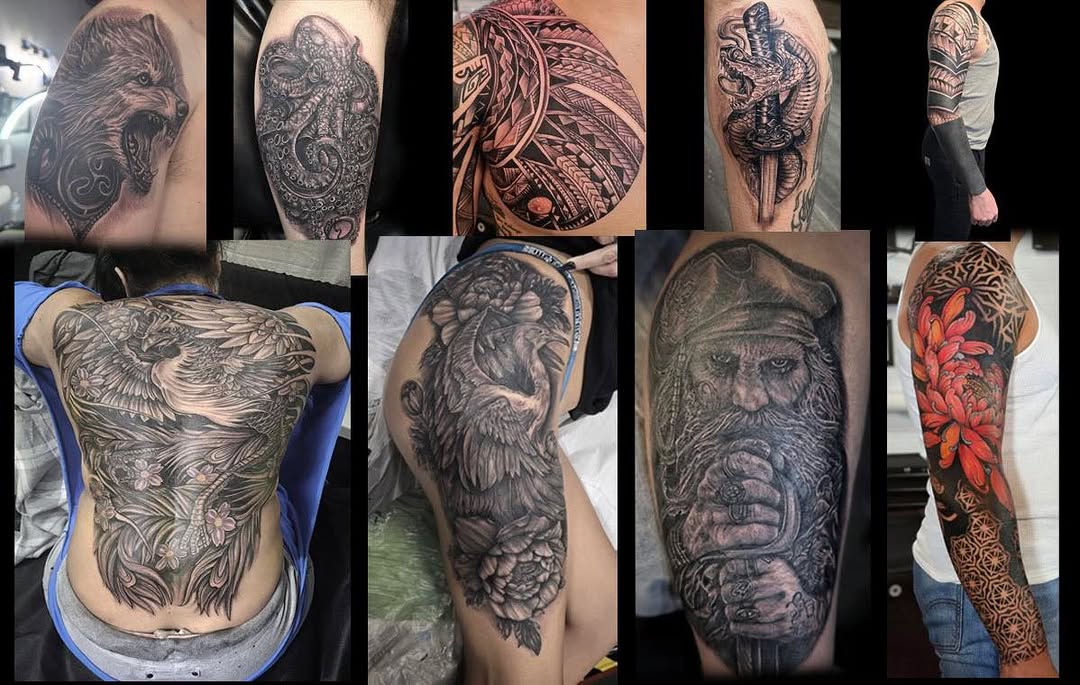Tattoo by @noochtattoos — realism, black_and_grey