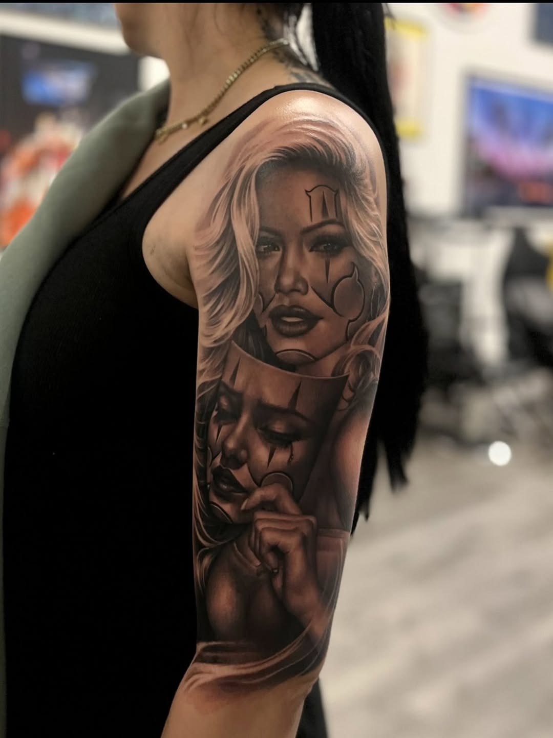 Tattoo by @4biddenfruit.tattoo โ chicano, realism