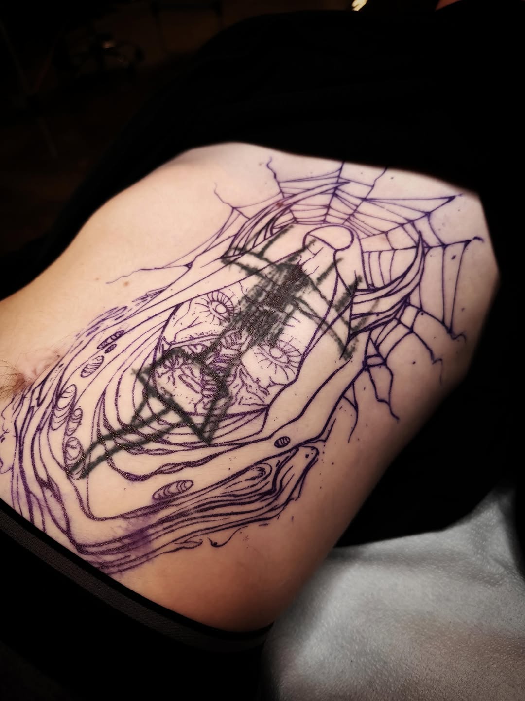 Tattoo by @irotasone β blackwork