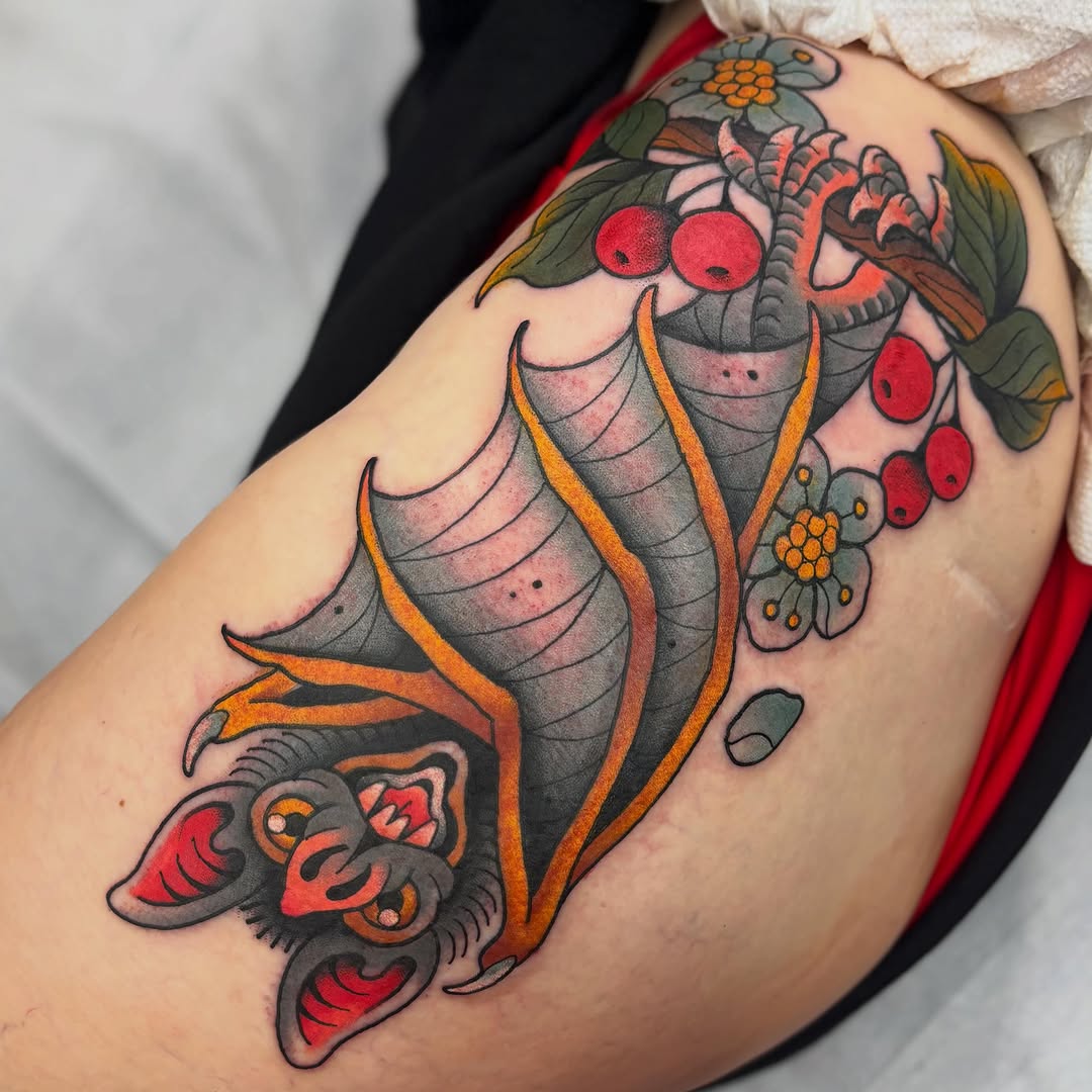 Tattoo by @codycollinstattoo — american_traditional, illustrative
