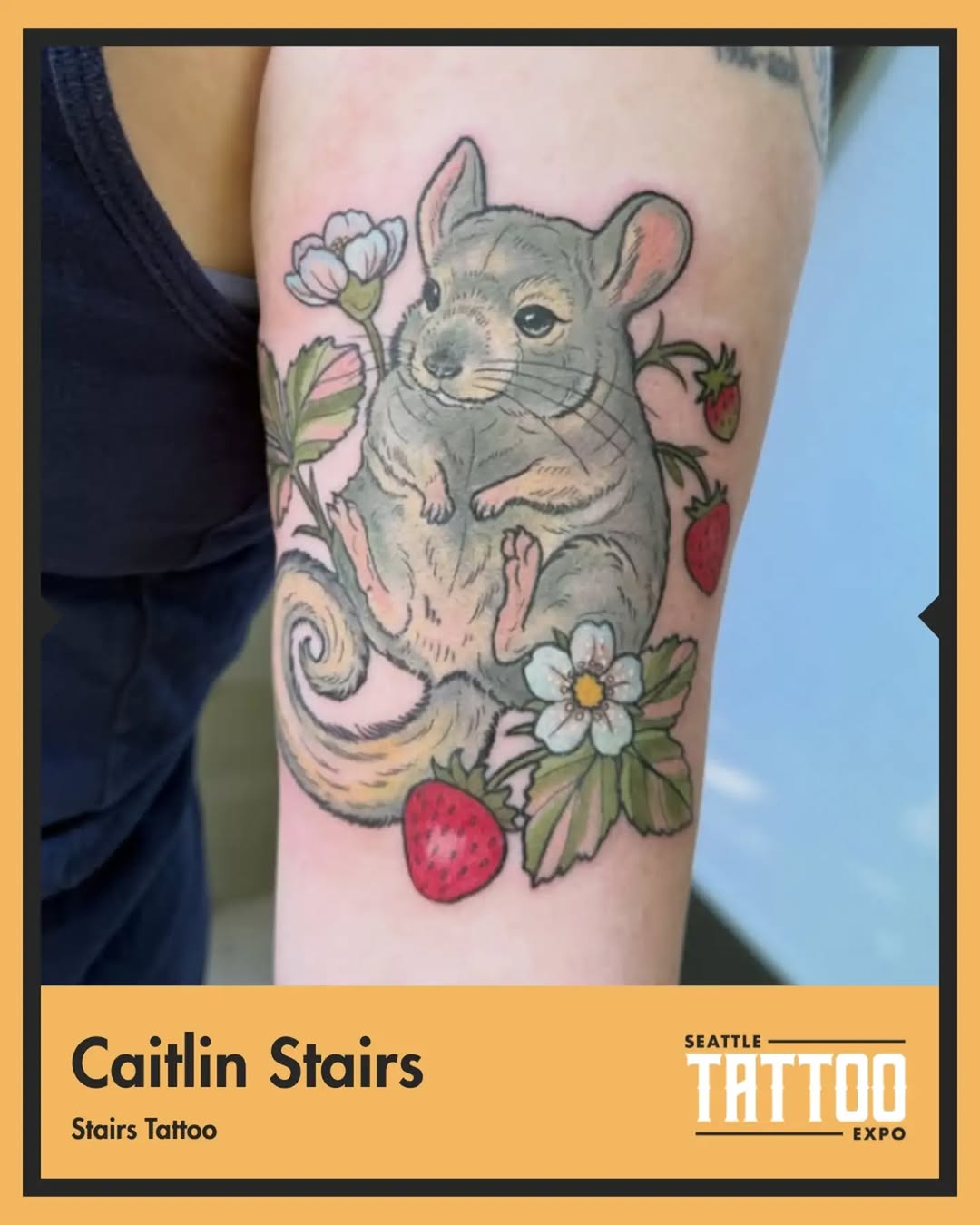Tattoo by @creature_tattooer — illustrative, realism