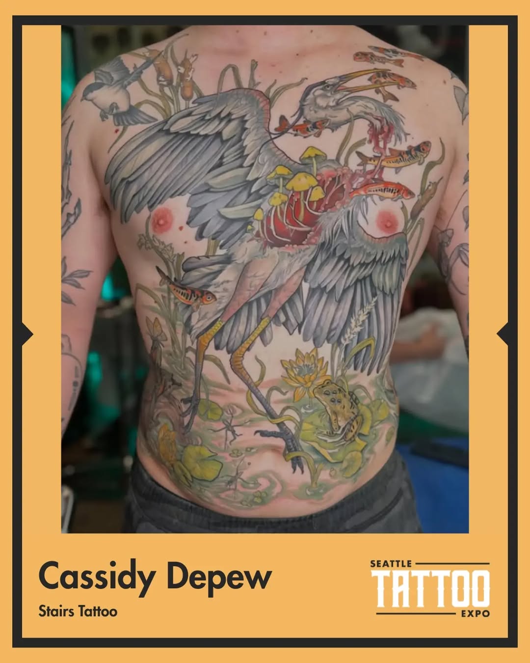 Tattoo by @creature_tattooer — illustrative, realism