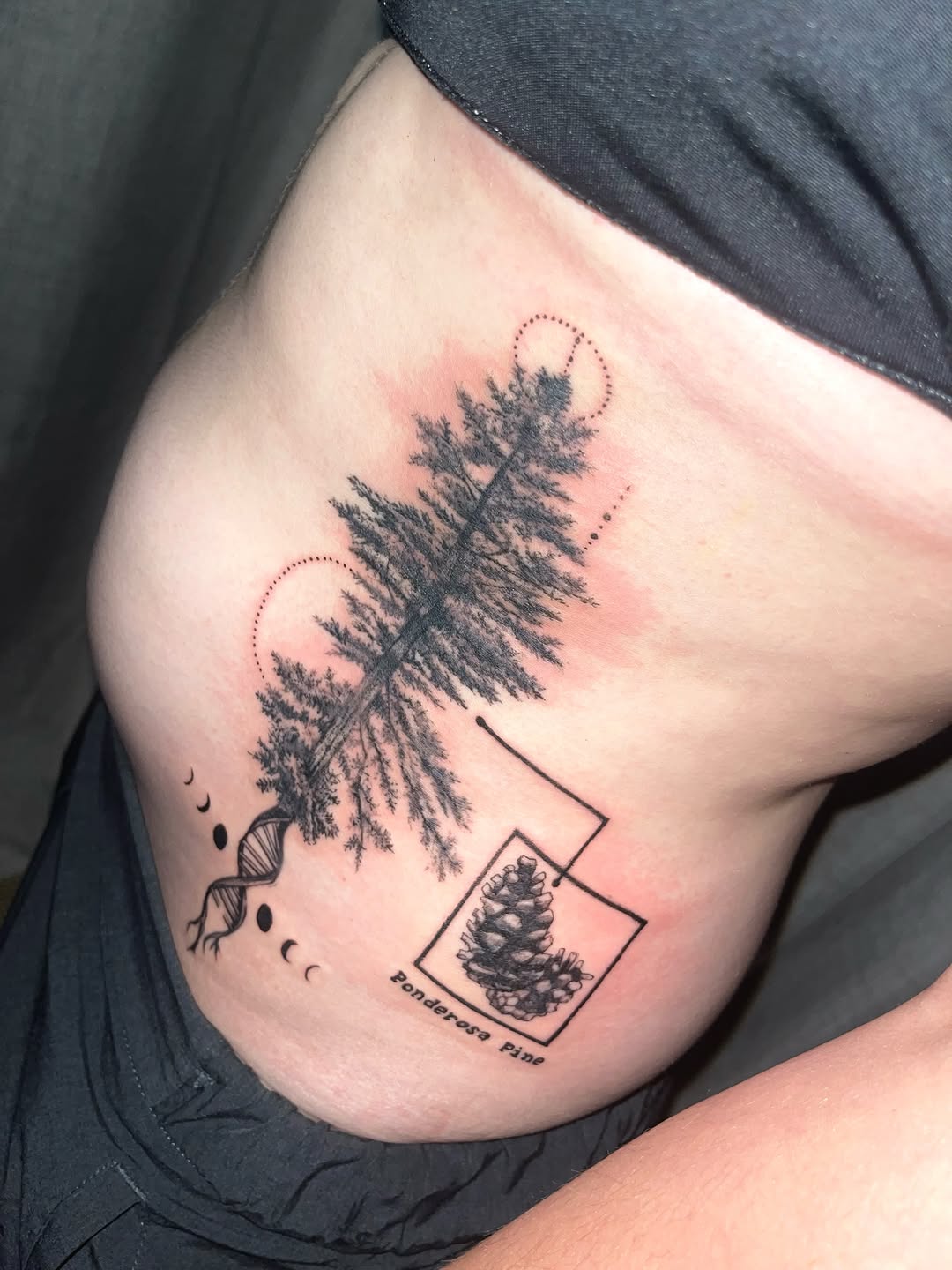 Tattoo by @michelleyoon_ttt — fine_line, black_and_grey