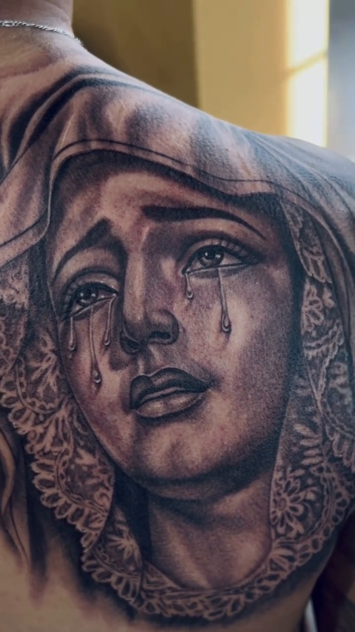 Tattoo by @p_casillasarte โ black_and_grey, realism