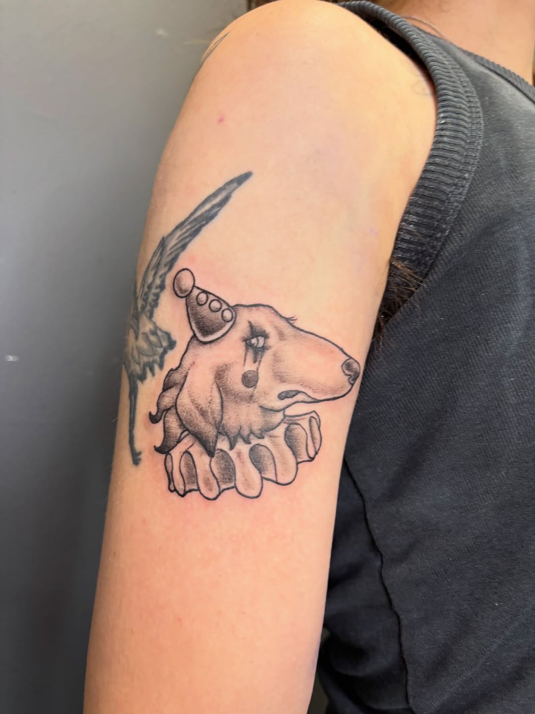Tattoo by @noahbtattoos β black_and_grey, dark_realism