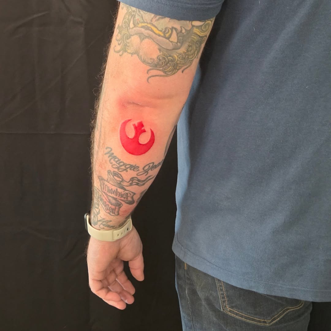 Tattoo by @1fixxstudio — blackwork