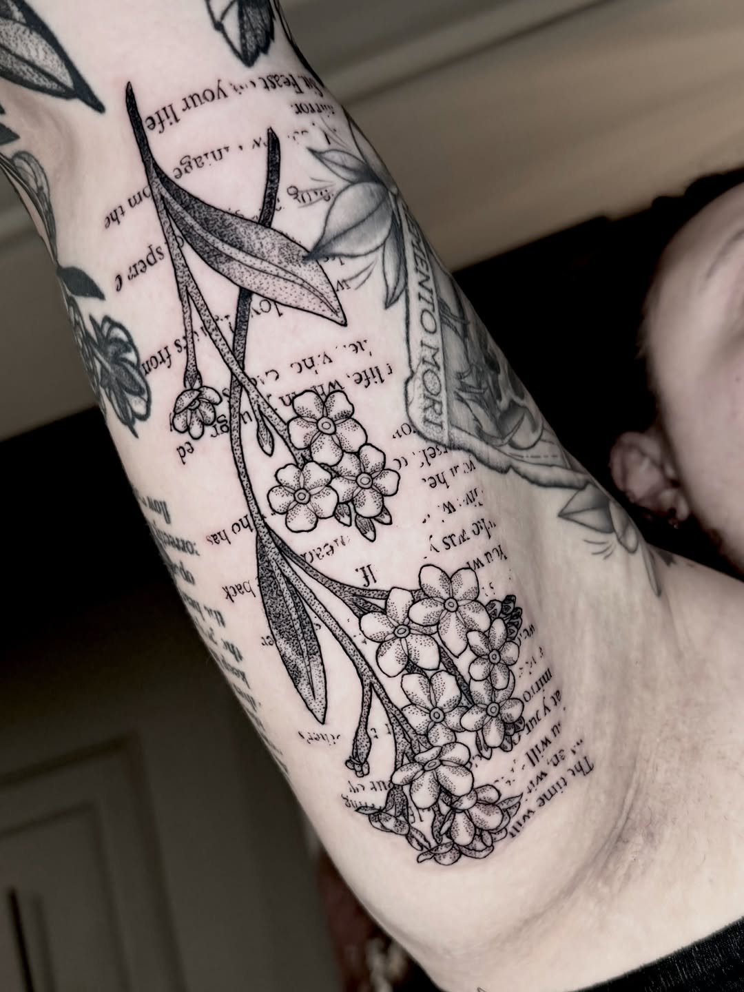 Tattoo by @therowanstarr โ illustrative, black_and_grey