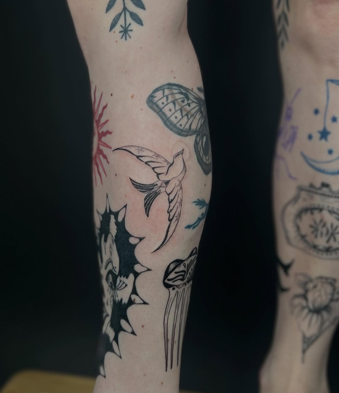 Tattoo by @aldentetattoo — fine_line, black_and_grey