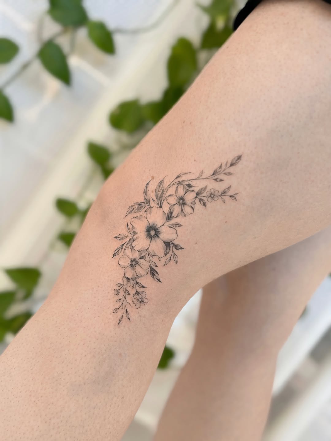 Tattoo by @helenini.tattoo — fine_line, black_and_grey