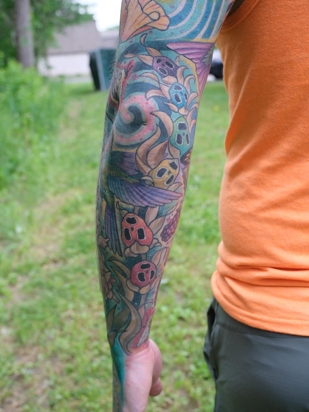 Tattoo by @unicornglitterblaster โ japanese_irezumi, new_school