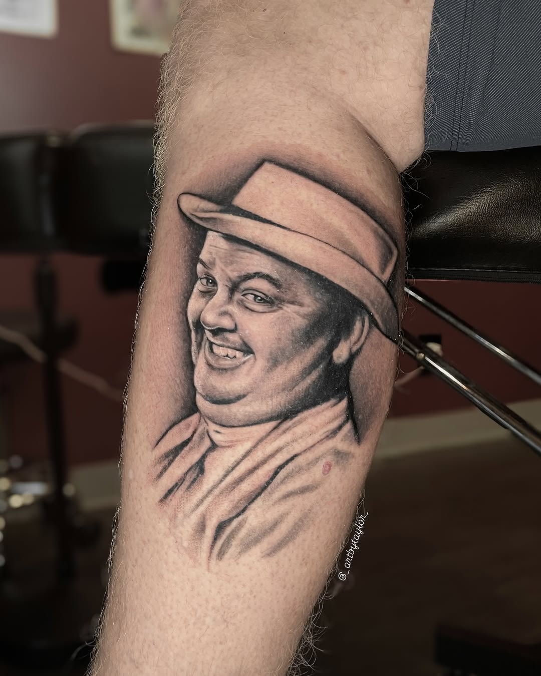 Tattoo by @_artbytaylor_ — realism, black_and_grey