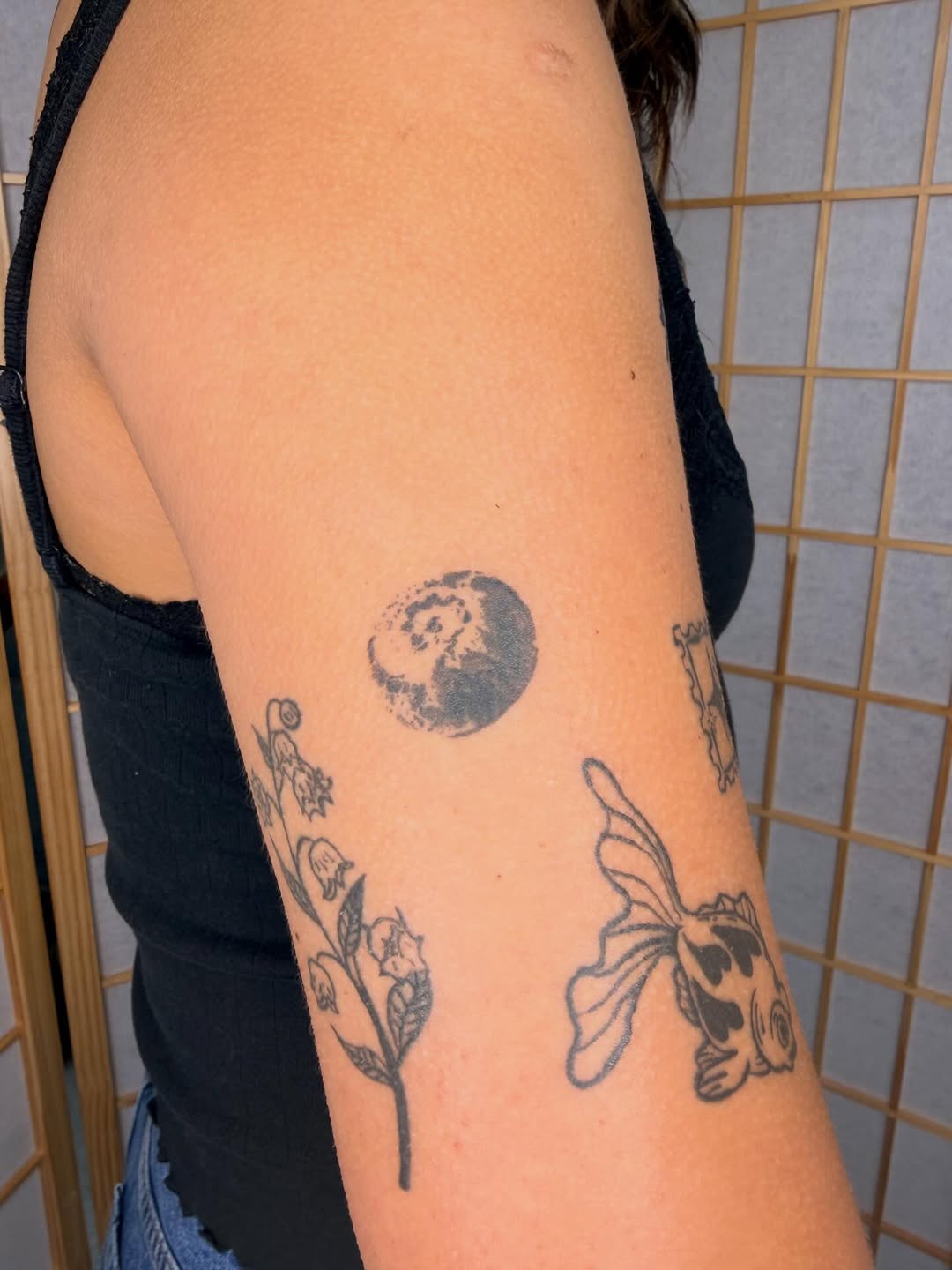 Tattoo by @slendels โ fine_line, black_and_grey