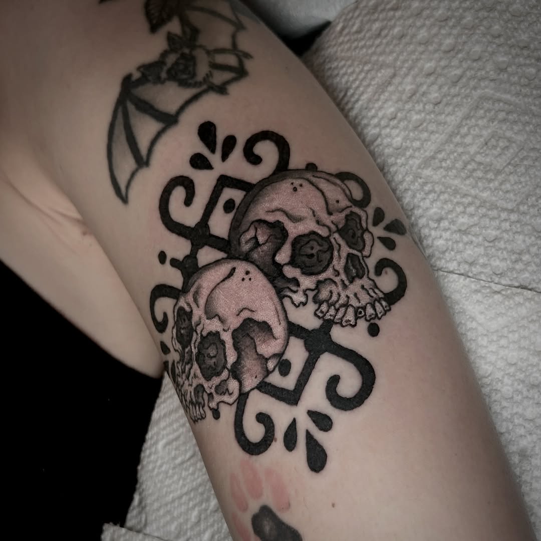 Tattoo by @tatmccoy — black_and_grey, illustrative