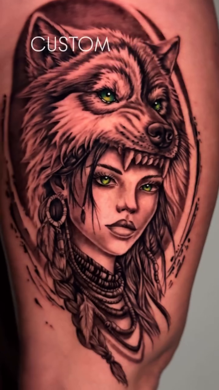 Tattoo by @tattoobambam — illustrative, black_and_grey
