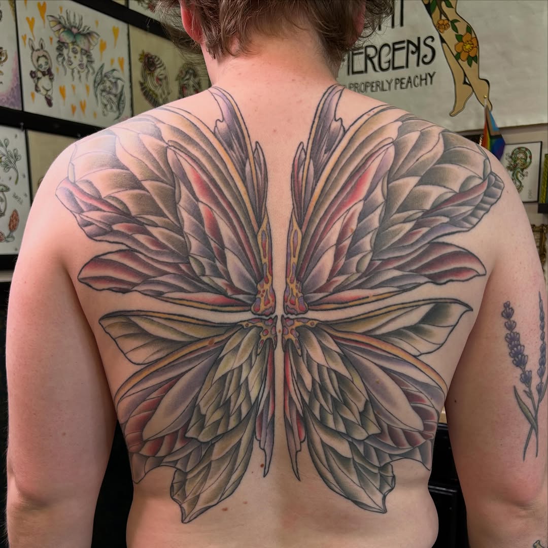 Tattoo by @properlypeachy — neo_traditional, realism