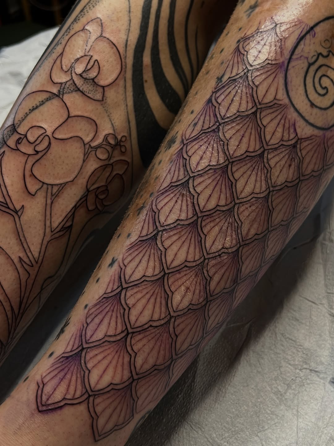 Tattoo by @maya.wild.art โ fine_line, ornamental