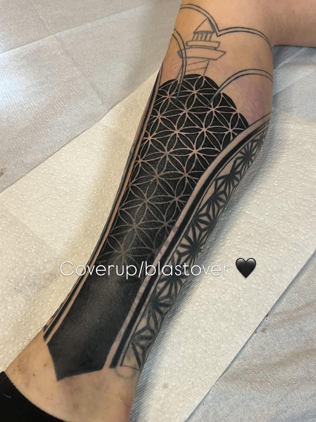 Tattoo by @maya.wild.art โ geometric, blackwork