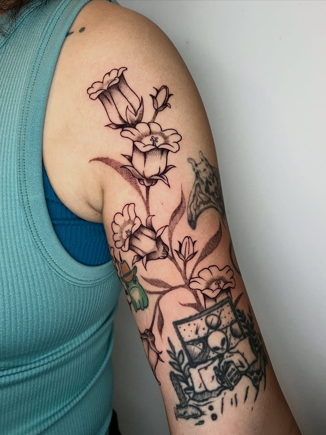 Tattoo by @bloodkimchi β black_and_grey