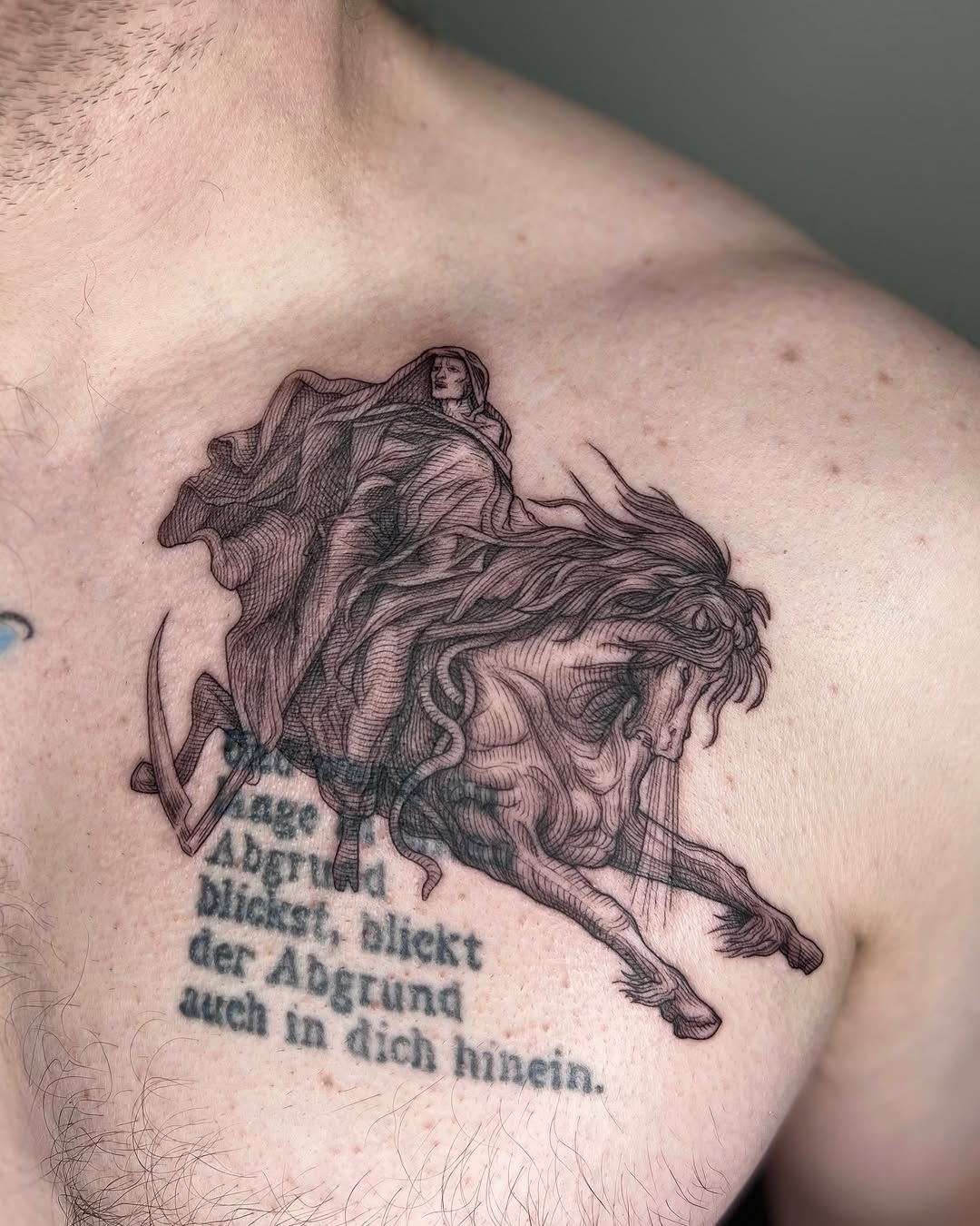 Tattoo by @noxttt โ black_and_grey