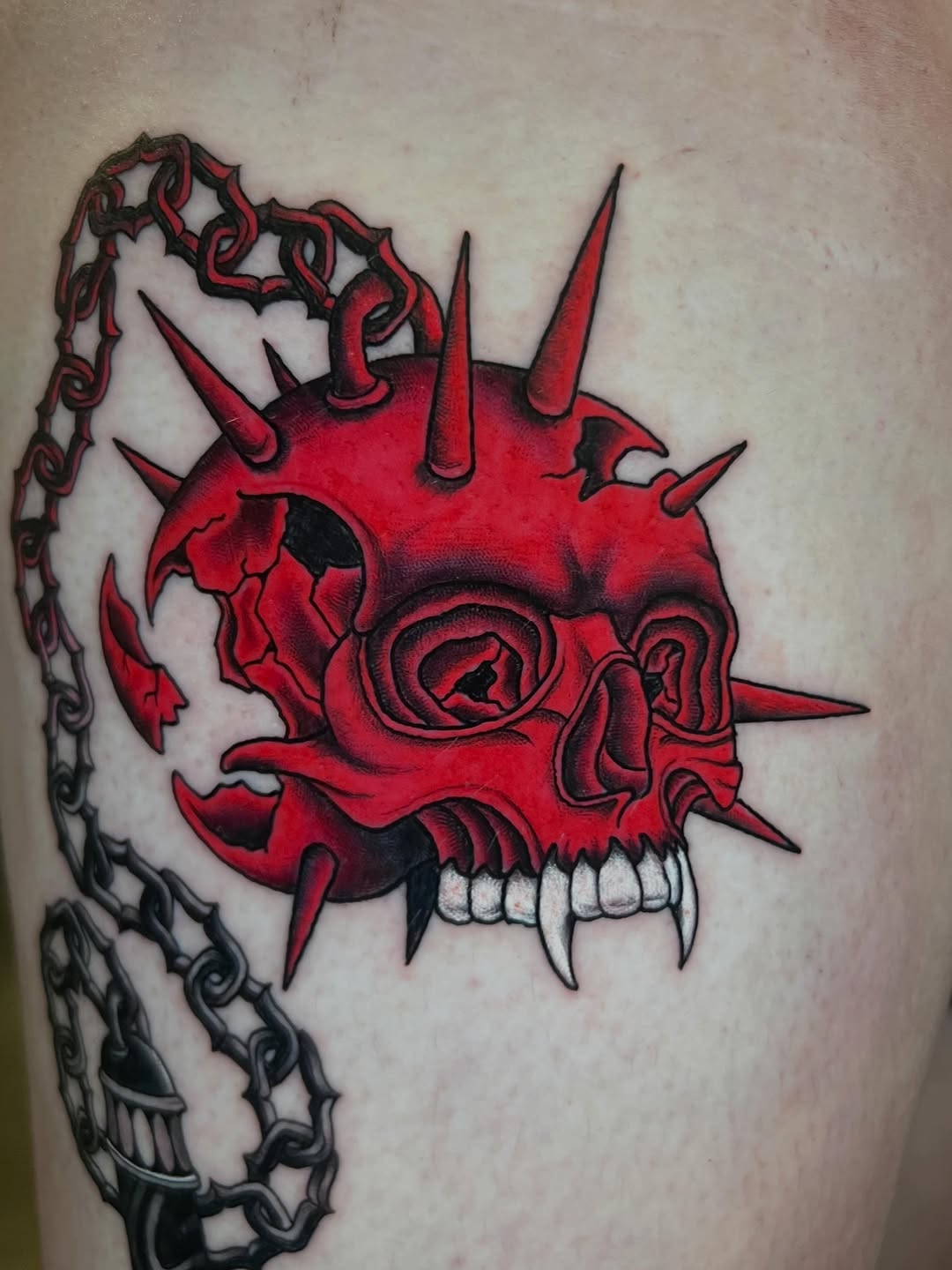 Tattoo by @yur.da.sells.blackwork — neo_traditional, dark_realism