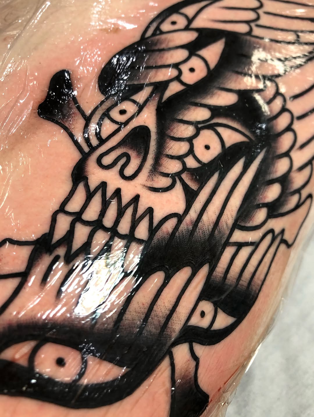 Tattoo by @nicksharratt — american_traditional, black_and_grey