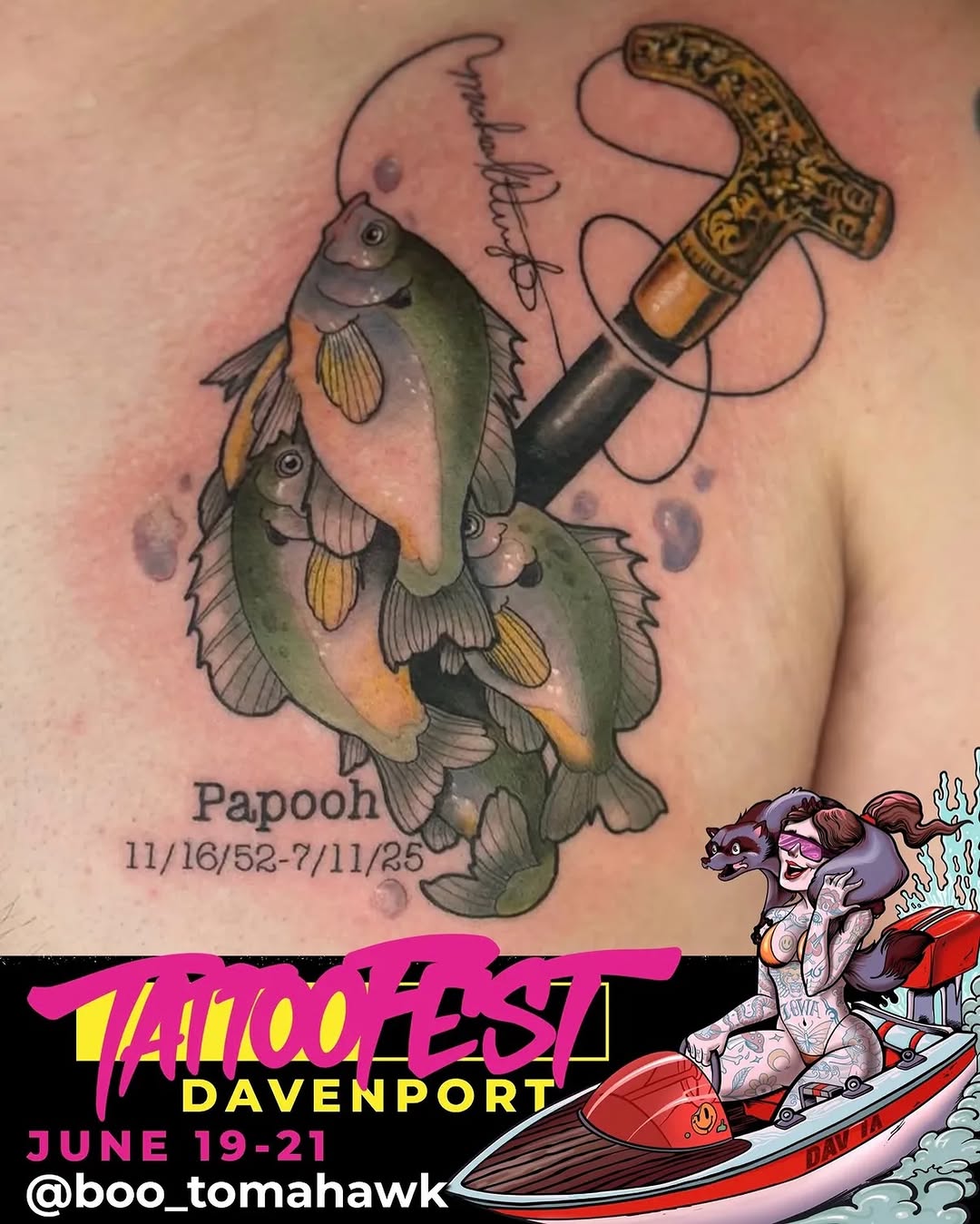 Tattoo by @boo_tomahawk — realism, black_and_grey