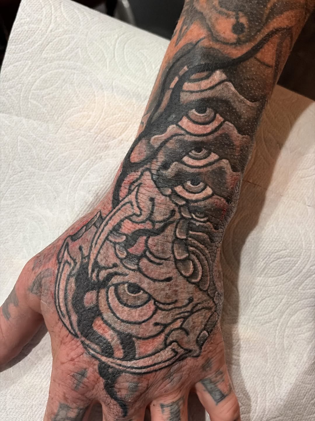 Tattoo by @elmertattoos — japanese_irezumi, black_and_grey