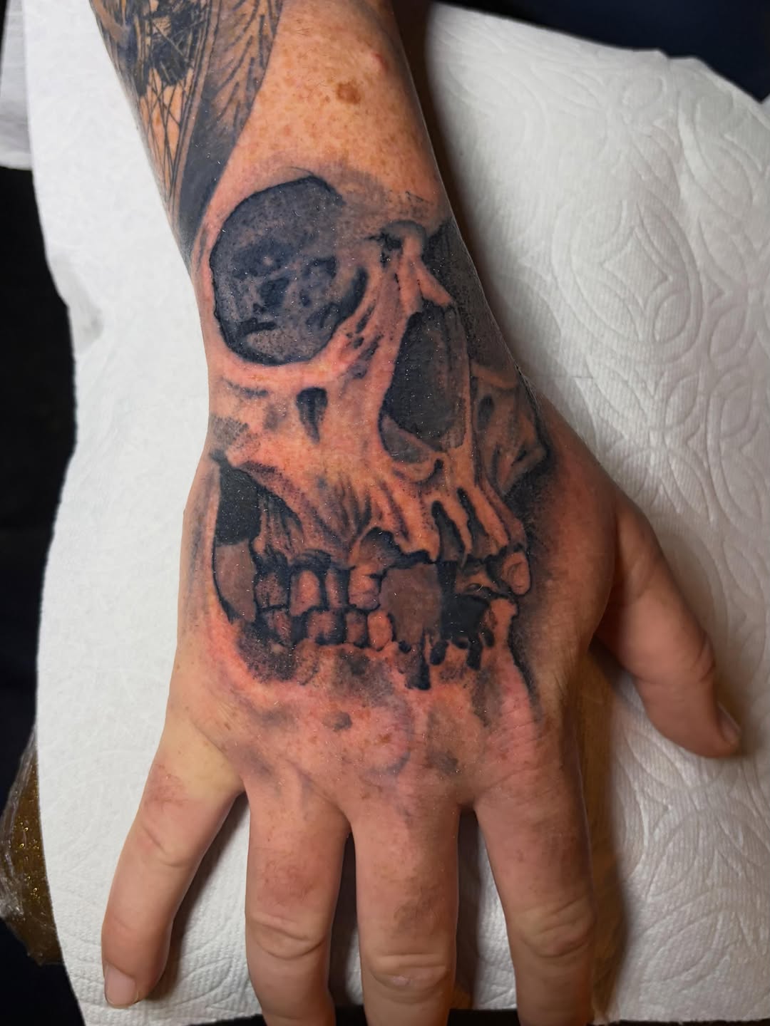 Tattoo by @elmertattoos — black_and_grey, realism